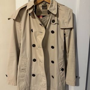 Burberry Brit Belted Trench Coat Jacket